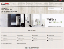 Tablet Screenshot of lunarfurniture.com